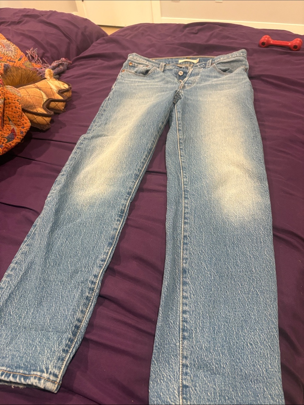 Levi's Light Blue Straight Leg Jeans
